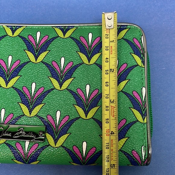 Vera Bradley BB COLLECTION Emerald Diamonds Accordion Style Wallet Wristlet NWOT - Picture 11 of 11